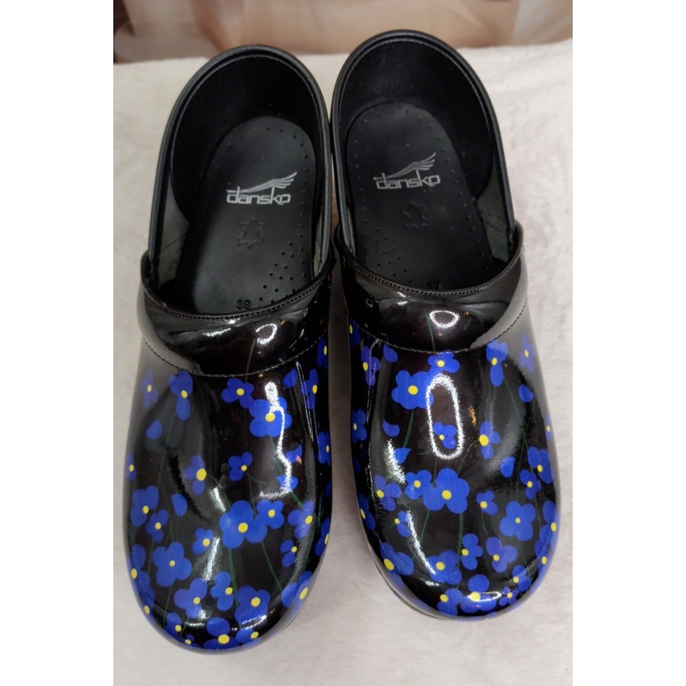 Dansko Floral Poppy Clogs - Picture 3 of 8